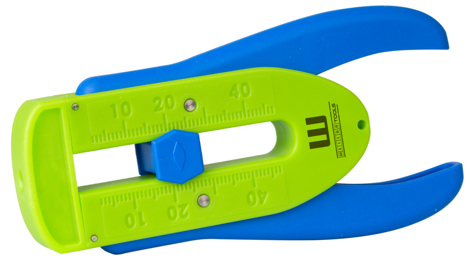 Precision Wire Stripper S Green Line | ferramenta de descarne sustentável I para condutores e fios finos, intervalo de descarne de 0,12 mm a 0,8 mm (36-20 AWG)