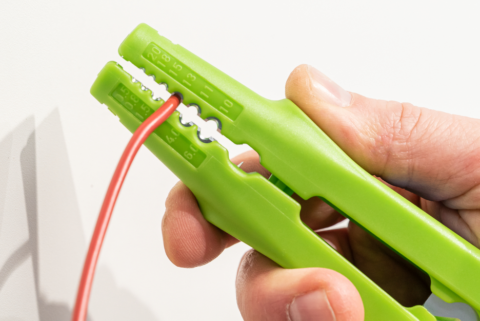 Multi-Stripper No. 400  Green Line | ferramenta de descarne sustentável I descarnador multifuncional, intervalo de trabalho descarne 0,5 - 6,0 mm² I diâmetro descarne 8 - 13 mm Ø I Multifuncional com 4 funções