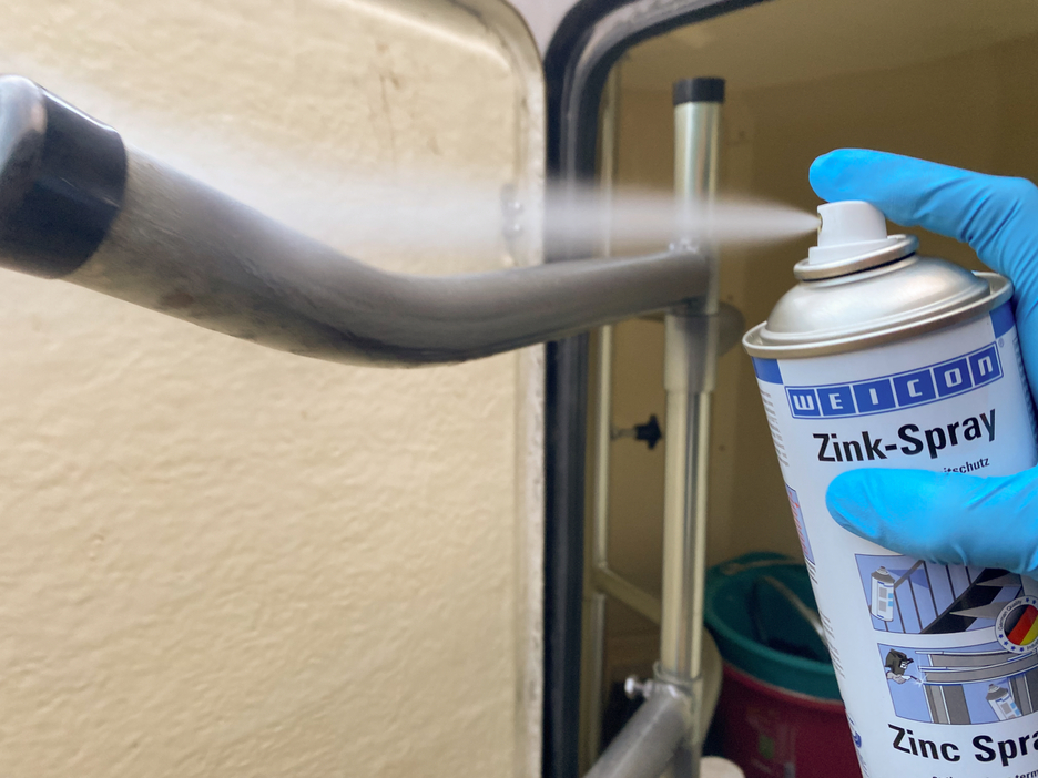 Spray de Zinco | proteção catódica contra a corrosão com aprovação para utilização no sector alimentar