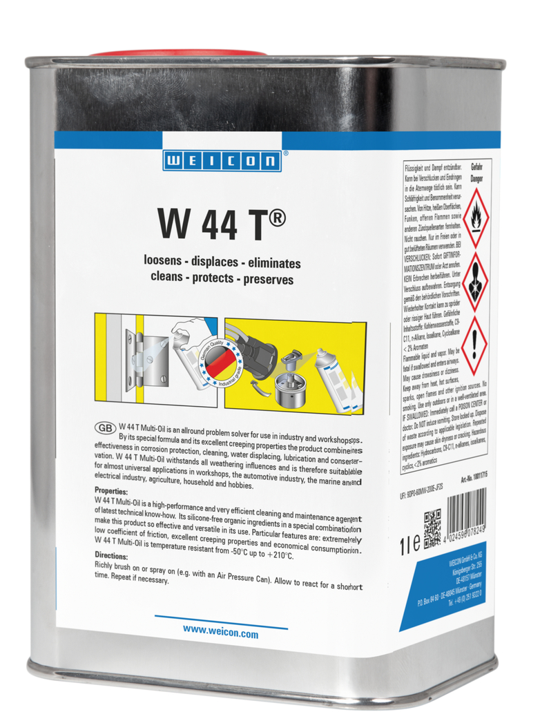 Líquido W 44 T® Multi | óleo lubrificante e multifuncional com 5 funções