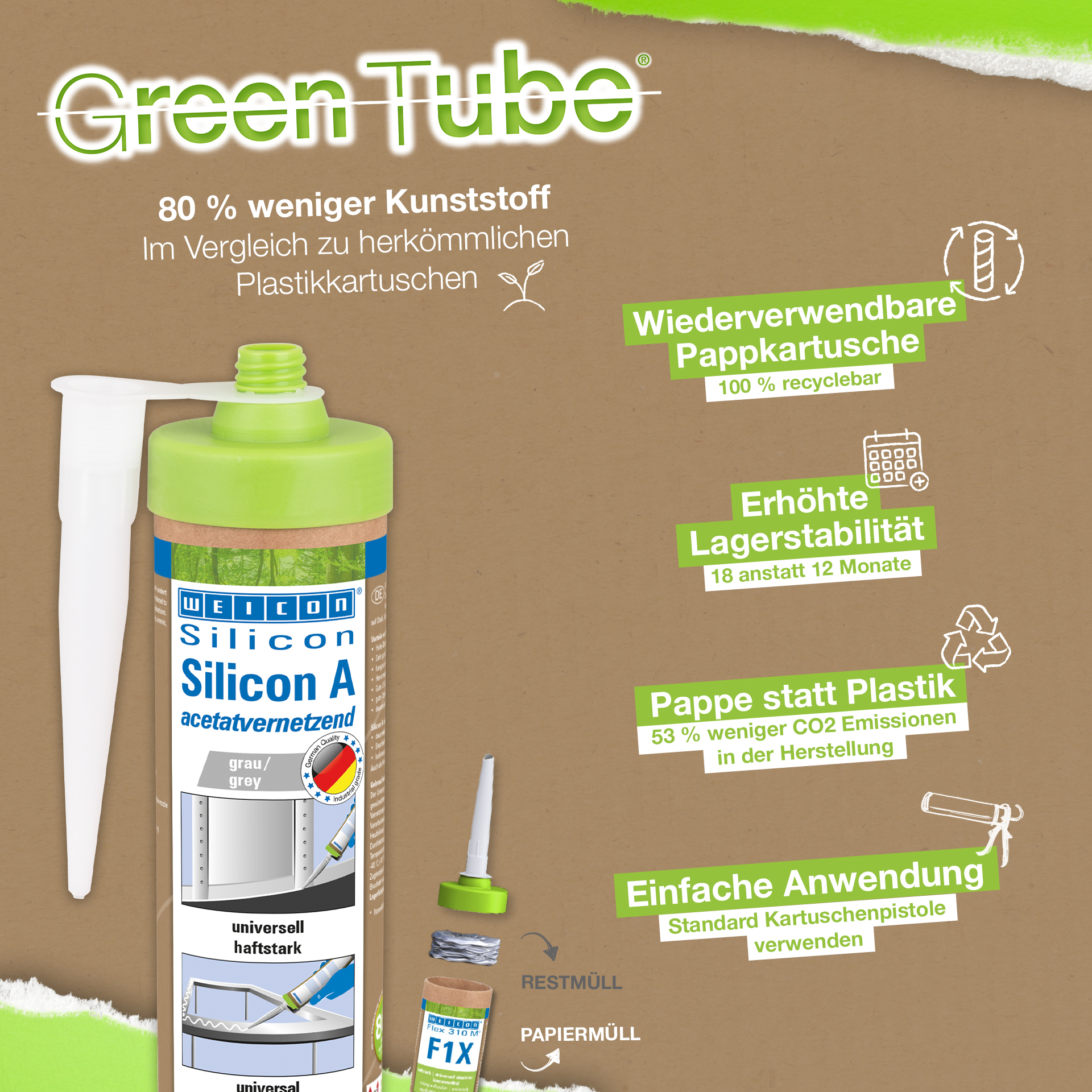 Silicone A | selante de cura acética e fungicida