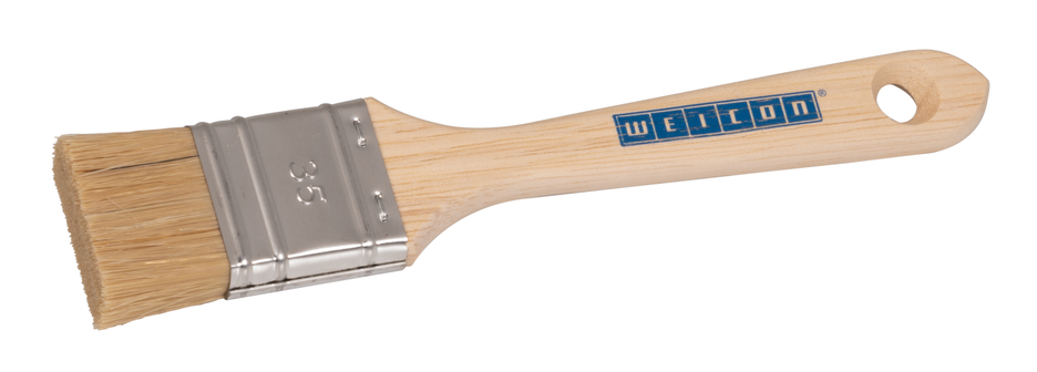 Pincel 35 curto, plana,Plástico Metálico | pincel de cerdas curtas para revestimentos espessos