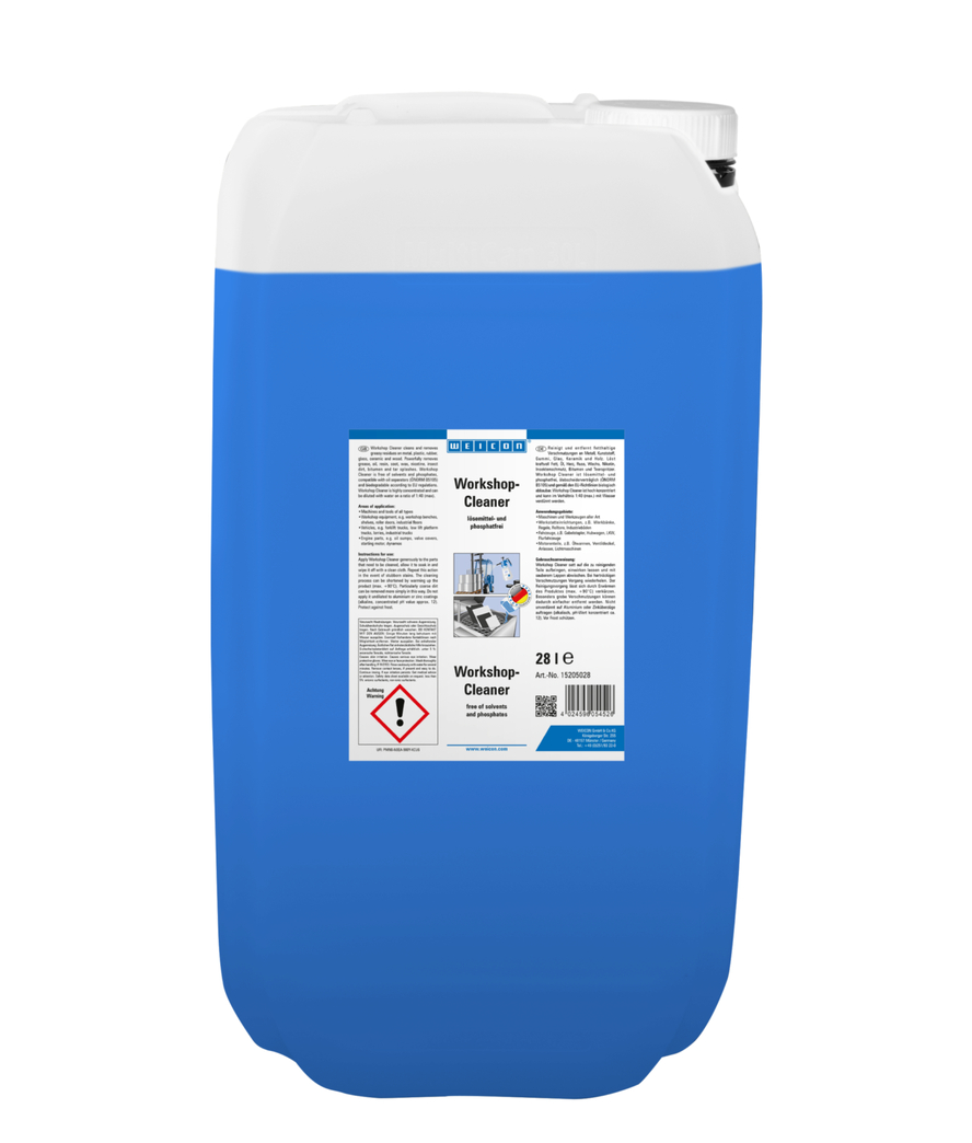 Workshop Cleaner | agente de limpeza universal sem solventes