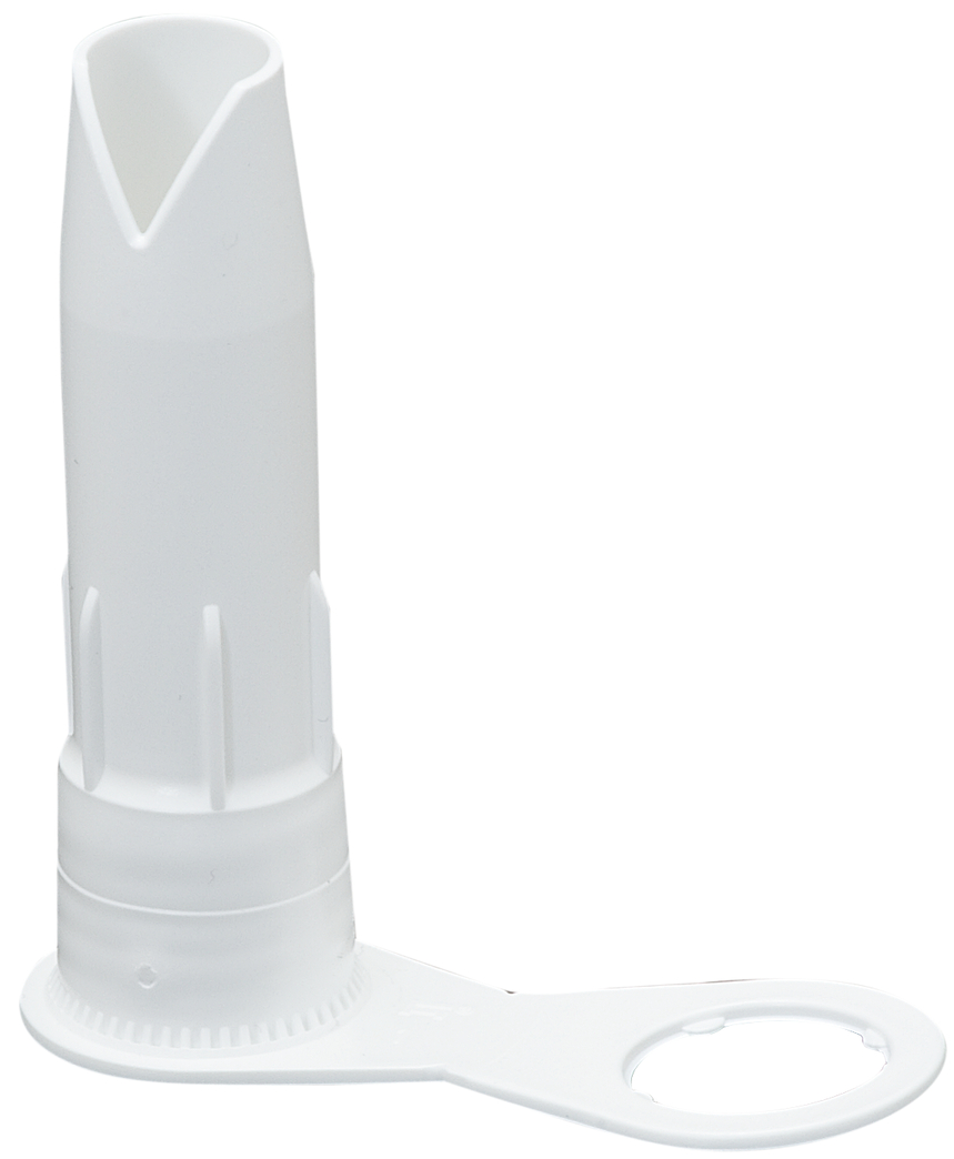 Bico em V | for the process-safe application of elastic adhesives and sealants
