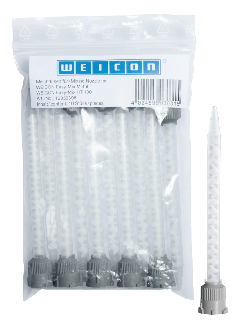 Bico Misturador Helix B | Bico Misturador Helix B adequado para Easy-Mix Metal, Easy-Mix HT 250 e Easy-Mix PE-PP 50