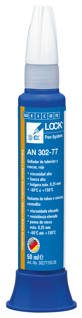 WEICONLOCK® AN 302-77 Vedante de Tubos e Roscas | para grandes peças roscadas e flanges, resistência elevada