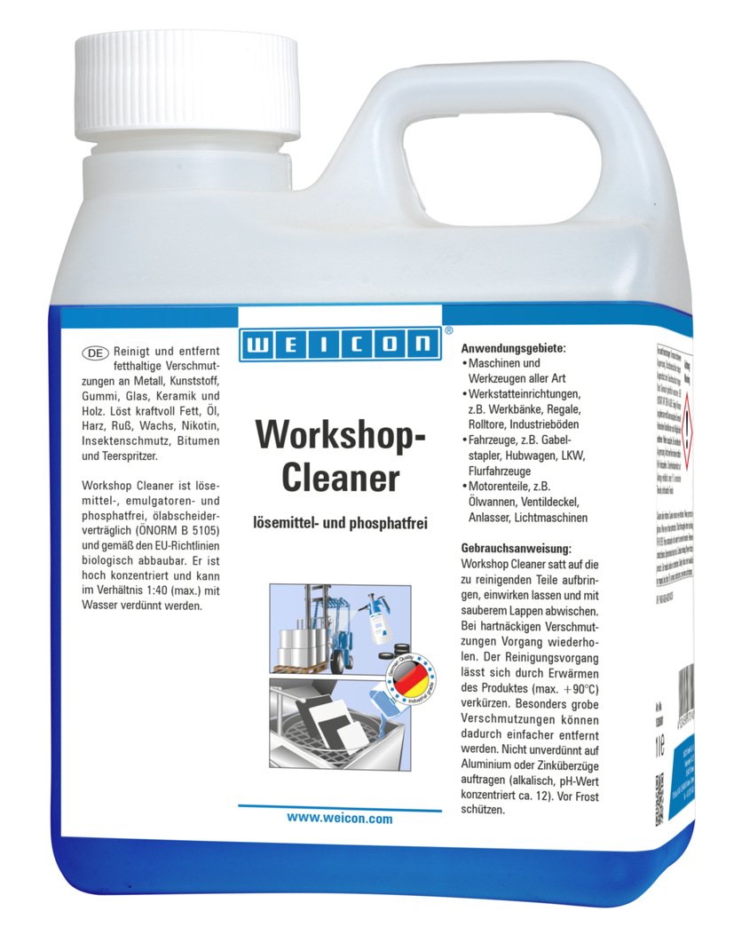 Workshop Cleaner | agente de limpeza universal sem solventes