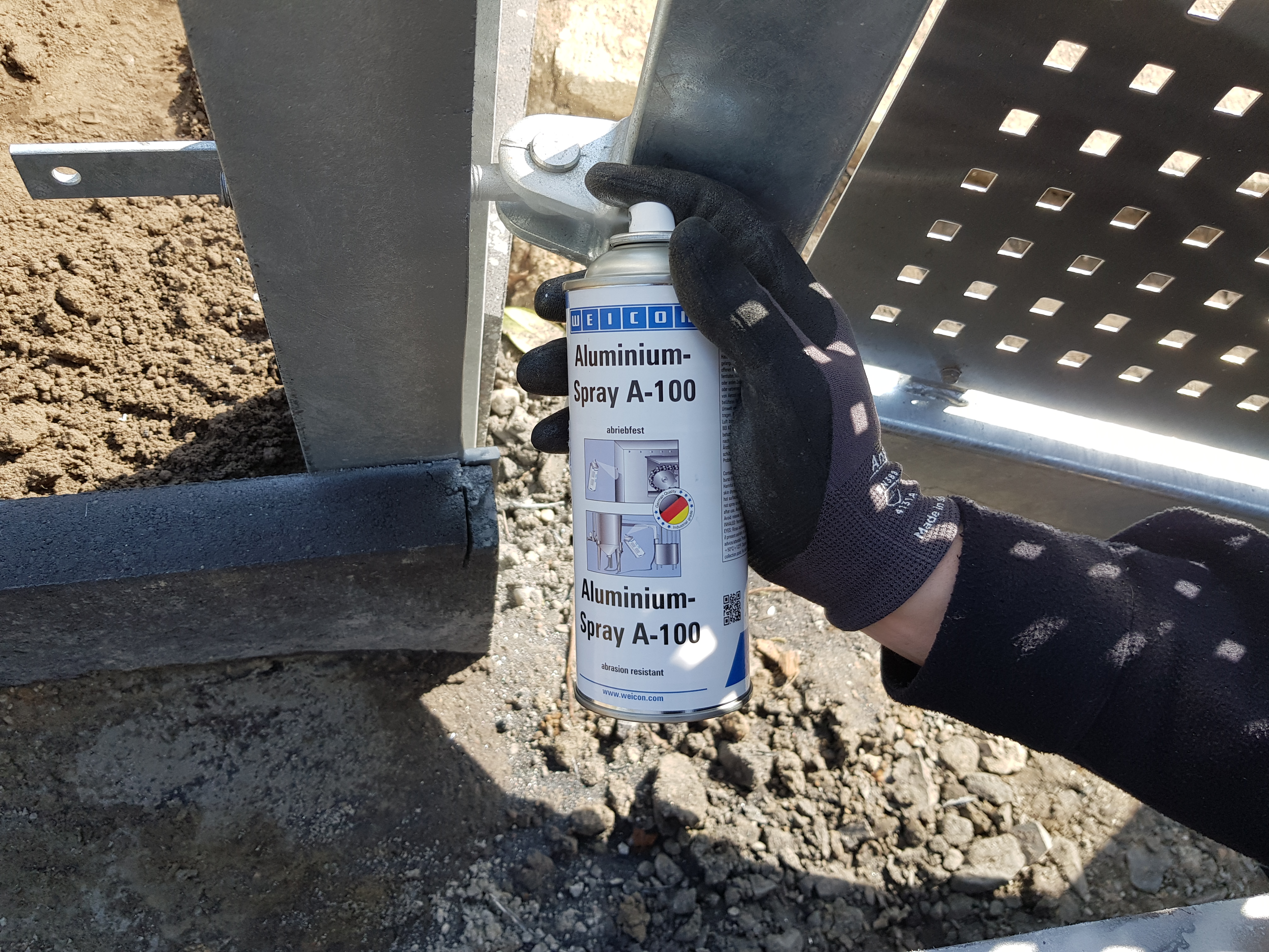 Spray de Alumínio A-100 | proteção e resistência à abrasão contra a ferrugem e a corrosão