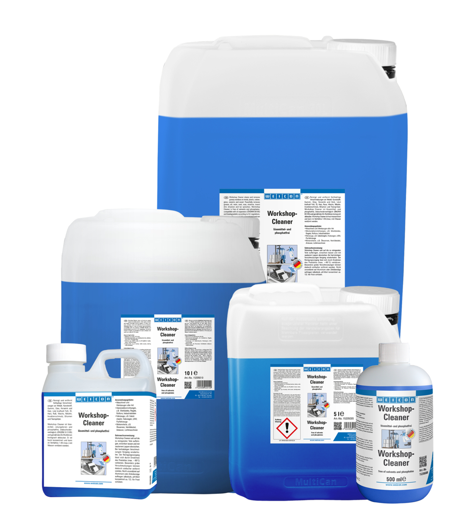 Workshop Cleaner | agente de limpeza universal sem solventes
