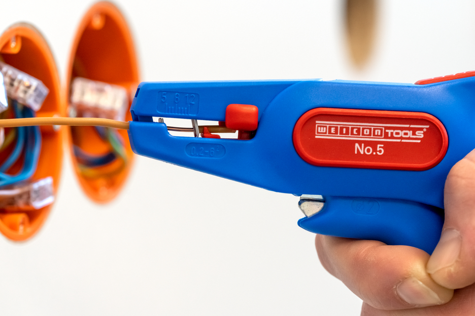 Descarnador de Isolamentos Nº 5 | para todos os condutores trançados e sólidos comuns I intervalo de trabalho 0,2 - 6,0 mm²