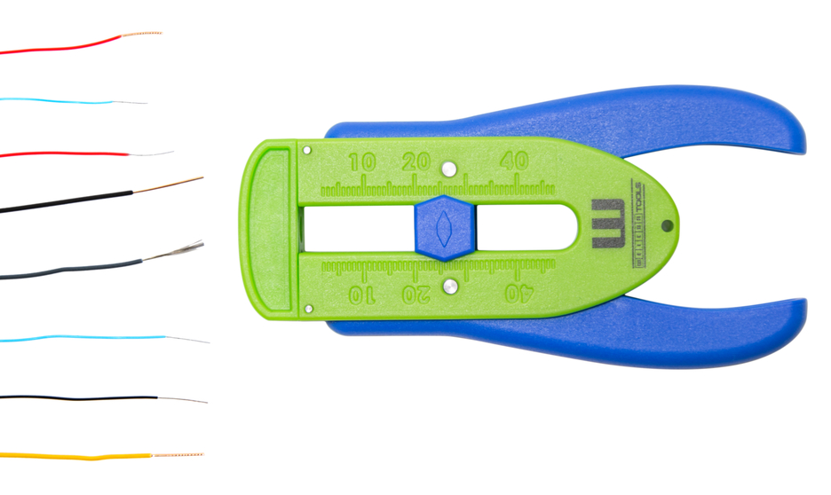 Precision Wire Stripper S Green Line | ferramenta de descarne sustentável I para condutores e fios finos, intervalo de descarne de 0,12 mm a 0,8 mm (36-20 AWG)