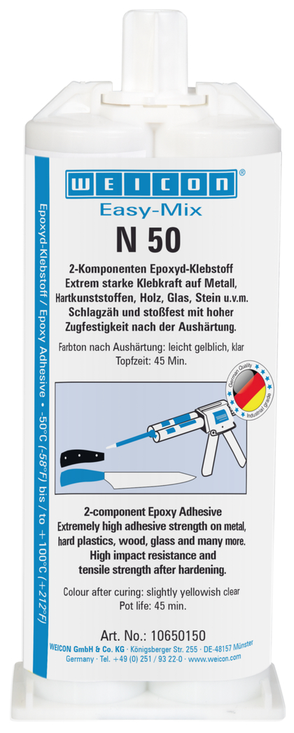Adesivo Epóxi Easy-Mix N 50 | adesivo epóxi para processos de produção