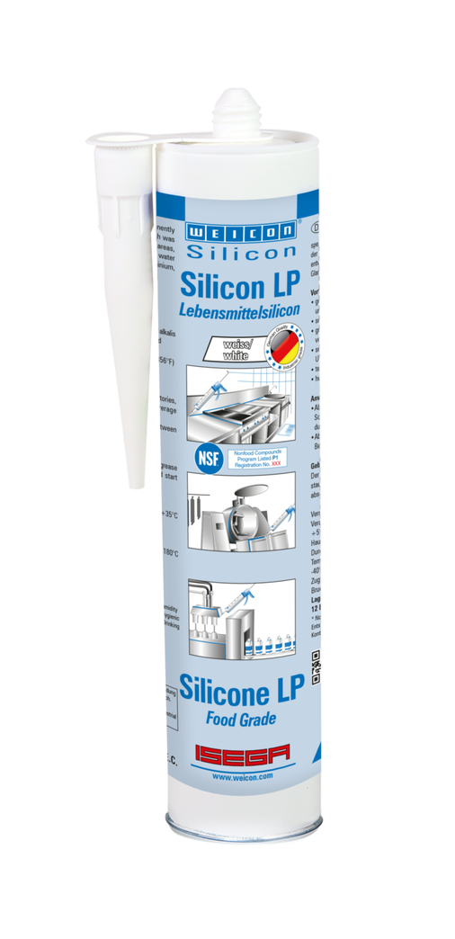 Silicone LP | vedante permanentemente elástico para o sector alimentar e da água potável