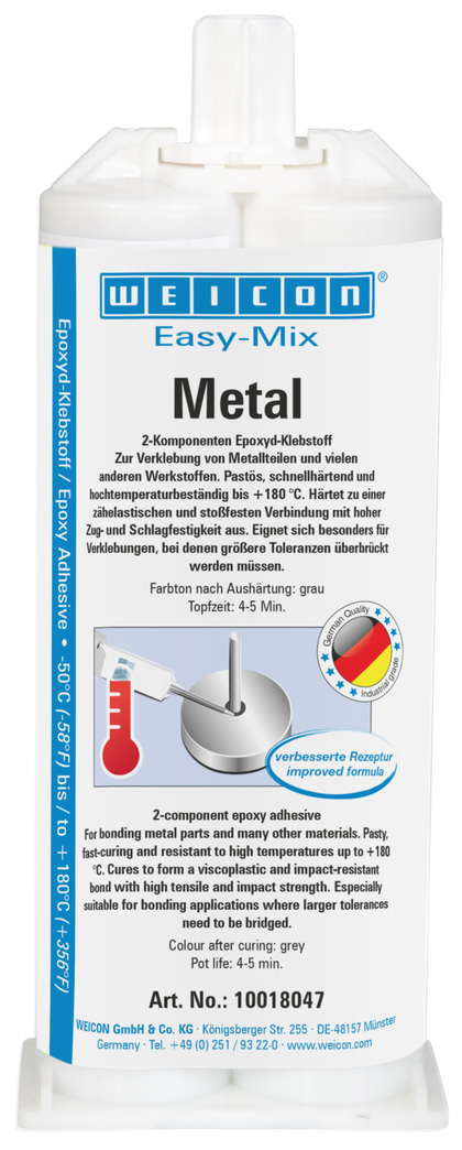 Easy-Mix Metal | Adesivo epóxi para colagem de peças metálicas
