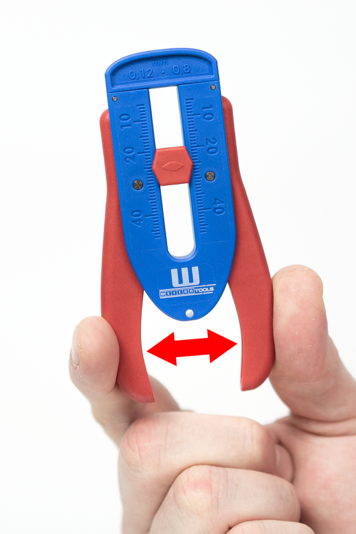 Precision Wire Stripper S | para condutores e fios finos I intervalo de descarne de 0,12 mm a 0,8 mm (36-20 AWG)