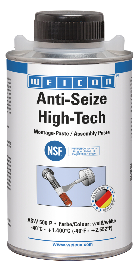 Pasta de Montagem Anti-Seize High-Tech | pasta lubrificante e desmoldante sem metal