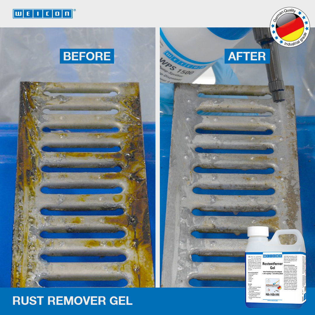 WEICON Gel Removedor de Ferrugem | remoção rápida e fiável de ferrugem e manchas