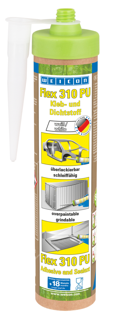 Flex 310 PU | adesivo e vedante permanentemente elástico à base de poliuretano