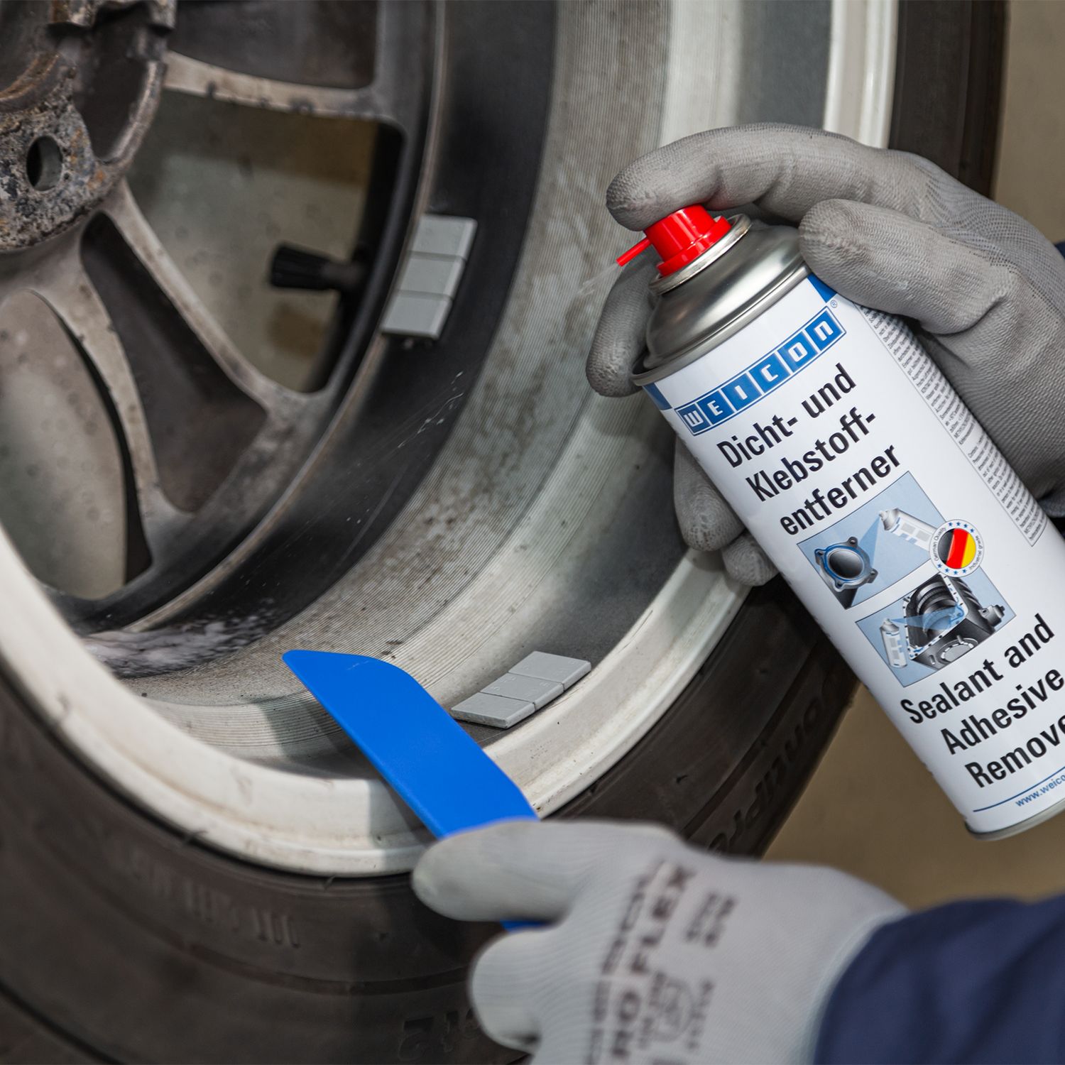 Spray Removedor de Vedantes e Adesivos | remove todos os tipos de resíduos de vedantes e adesivos