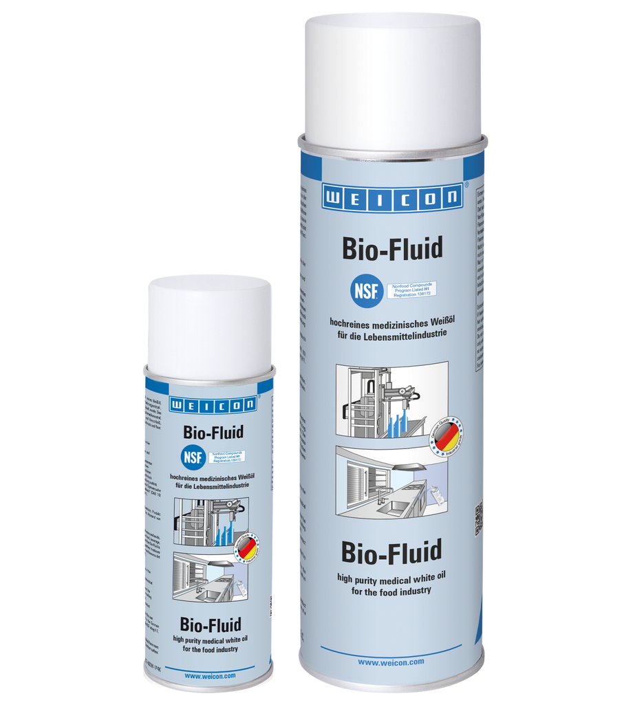 Spray Bio-Fluid | óleo lubrificante e de manutenção para o sector alimentar NSF H1