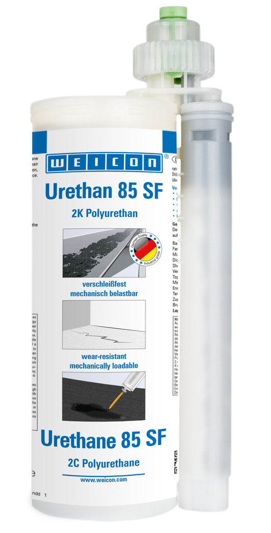 Uretano 85 SF | Composto de reparação e revestimento em poliureia de cura rápida, conjunto de trabalho
