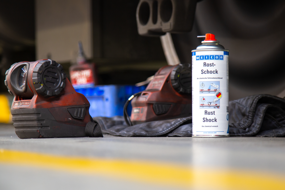 Spray Rust Shock | chave química para desapertar uniões roscadas