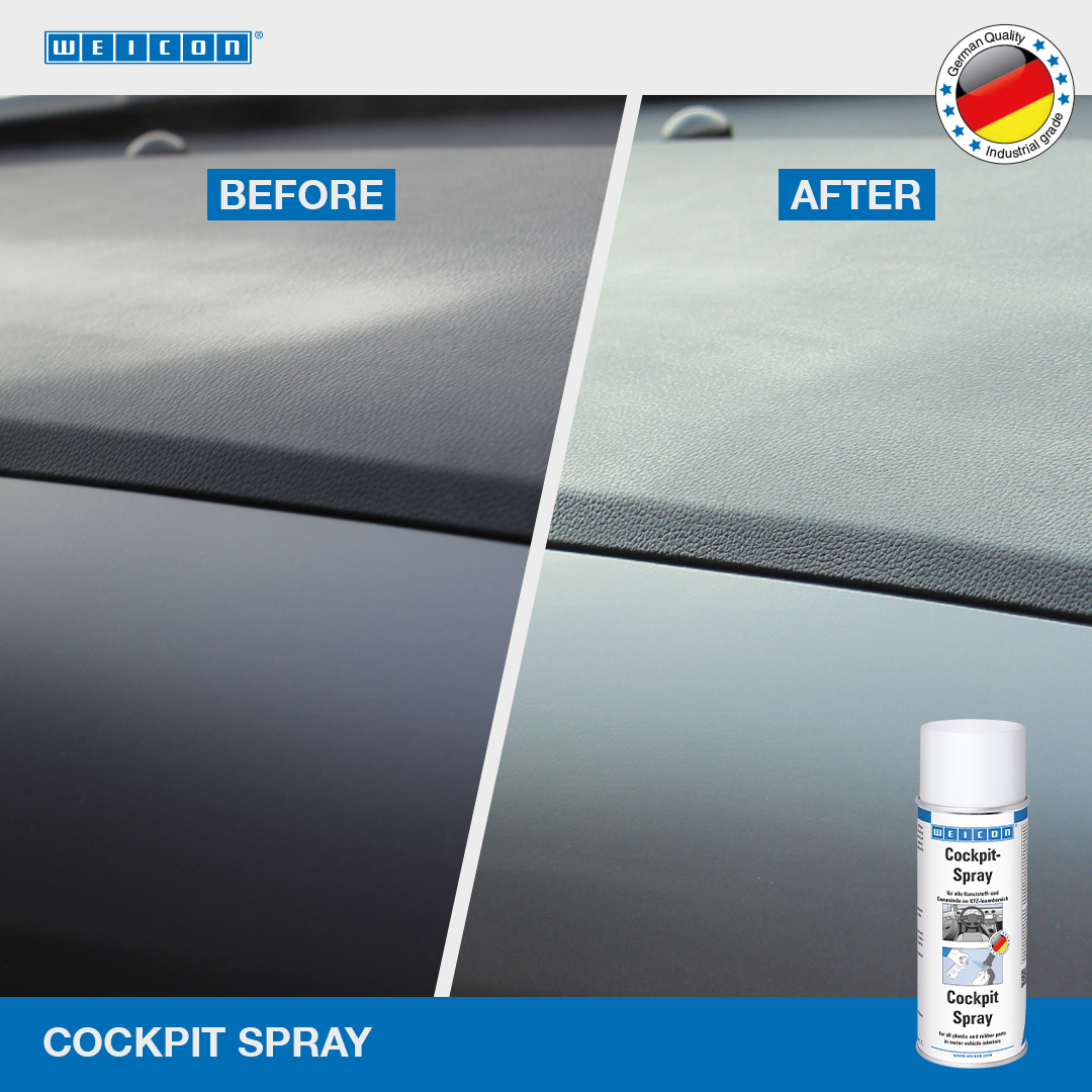 Spray de Cockpit | limpeza de tablier para veículos