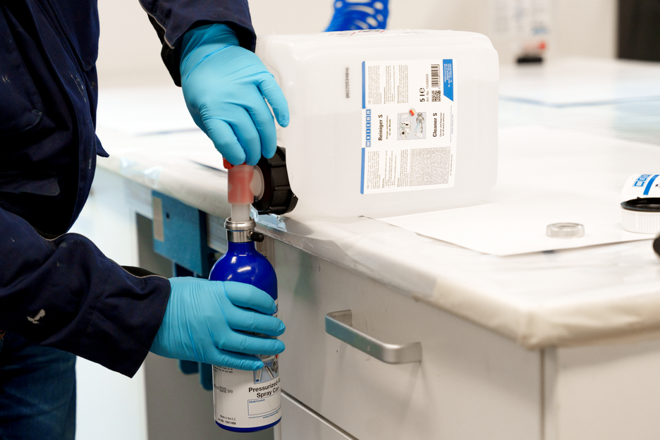 Embalagem e Vaporização de Ar Comprimido WSD 400 | recarregável