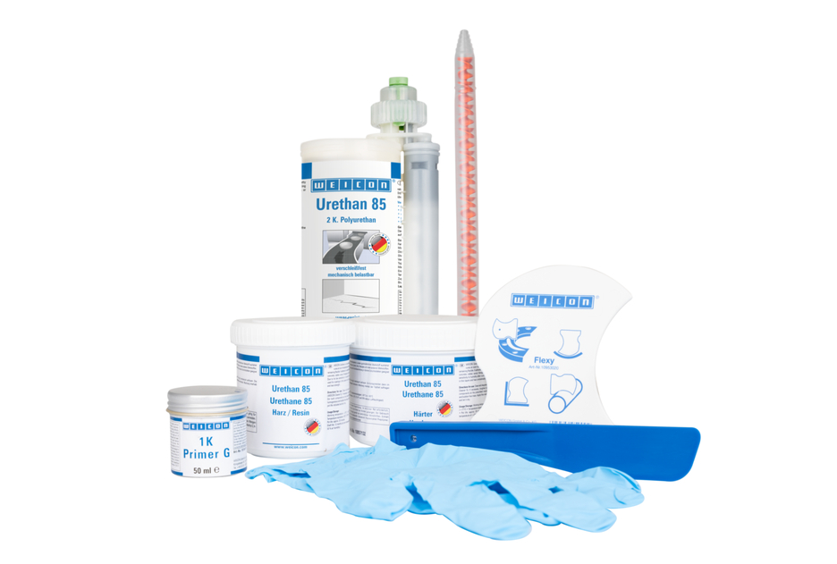 Kit para Reparação de Correias | composto de reparação e revestimento de poliureia para superfícies de borracha, embalagem de trabalho