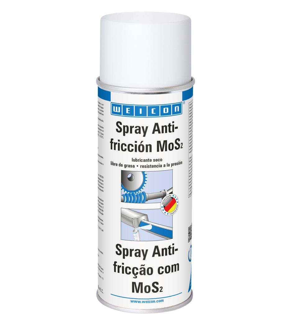 Spray Anti-Fricção com MoS2 | lubrificante Seco