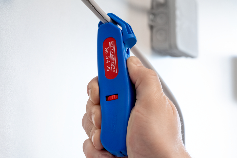 Descarnador de Cabos S 4-28 Espiral | totalmente ergonómica e totalmente isolada I diâmetro de trabalho 4 - 28 mm Ø