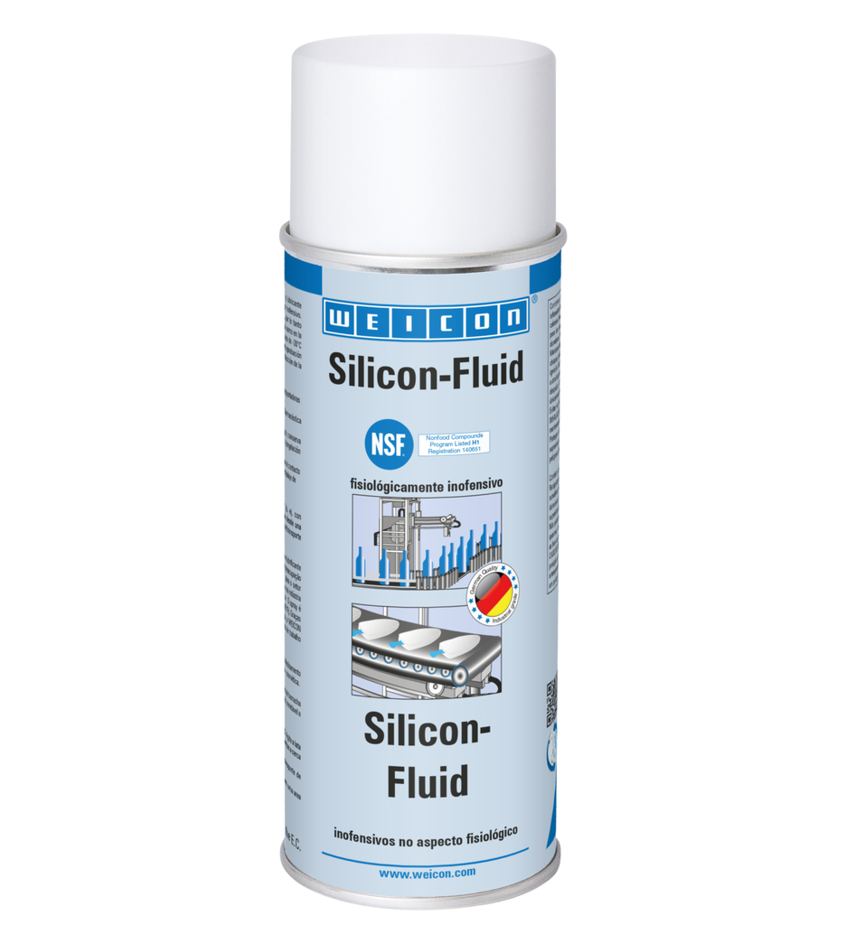Spray de Silicone-Fluid | agentelubrificante e desmoldante para o sector alimentar NSF H1