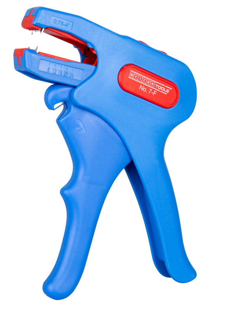 Kit de Alicate Descarnador de Isolamentos No. 7-F | para descarnar e retirar cabos planos comuns I intervalo de trabalho 0,75 - 4,0 mm².