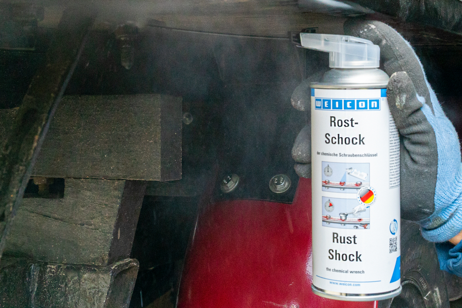 Spray Rust Shock | chave química para desapertar uniões roscadas