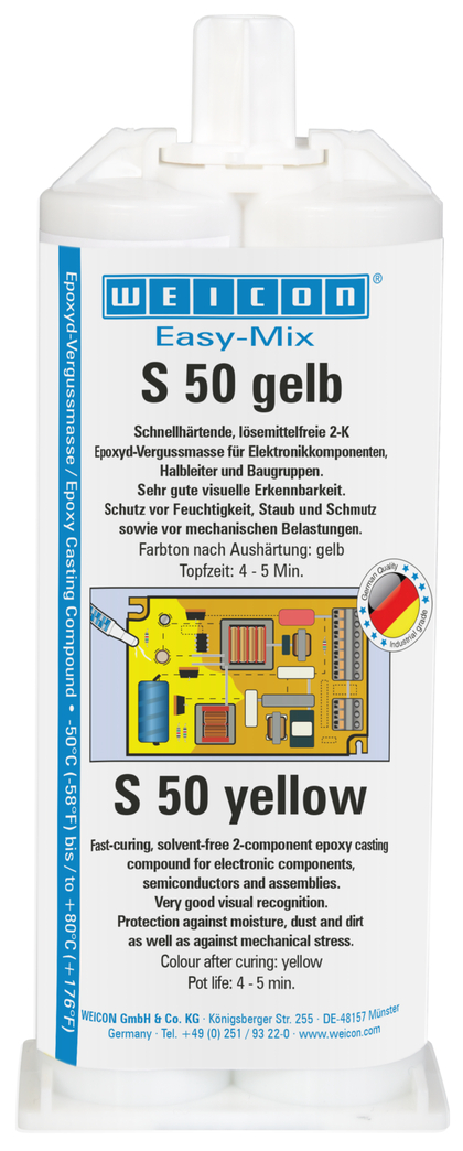 Adesivo Epóxi Easy-Mix S 50 Amarelo | Adesivos Epóxi