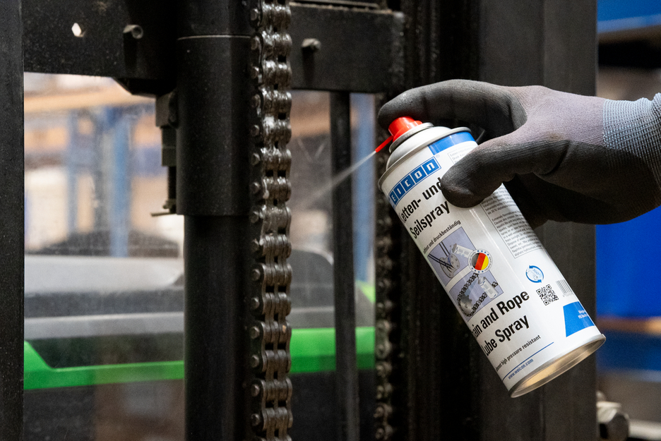 Spray de Correntes e Cabos | lubrificante adesivo transparente