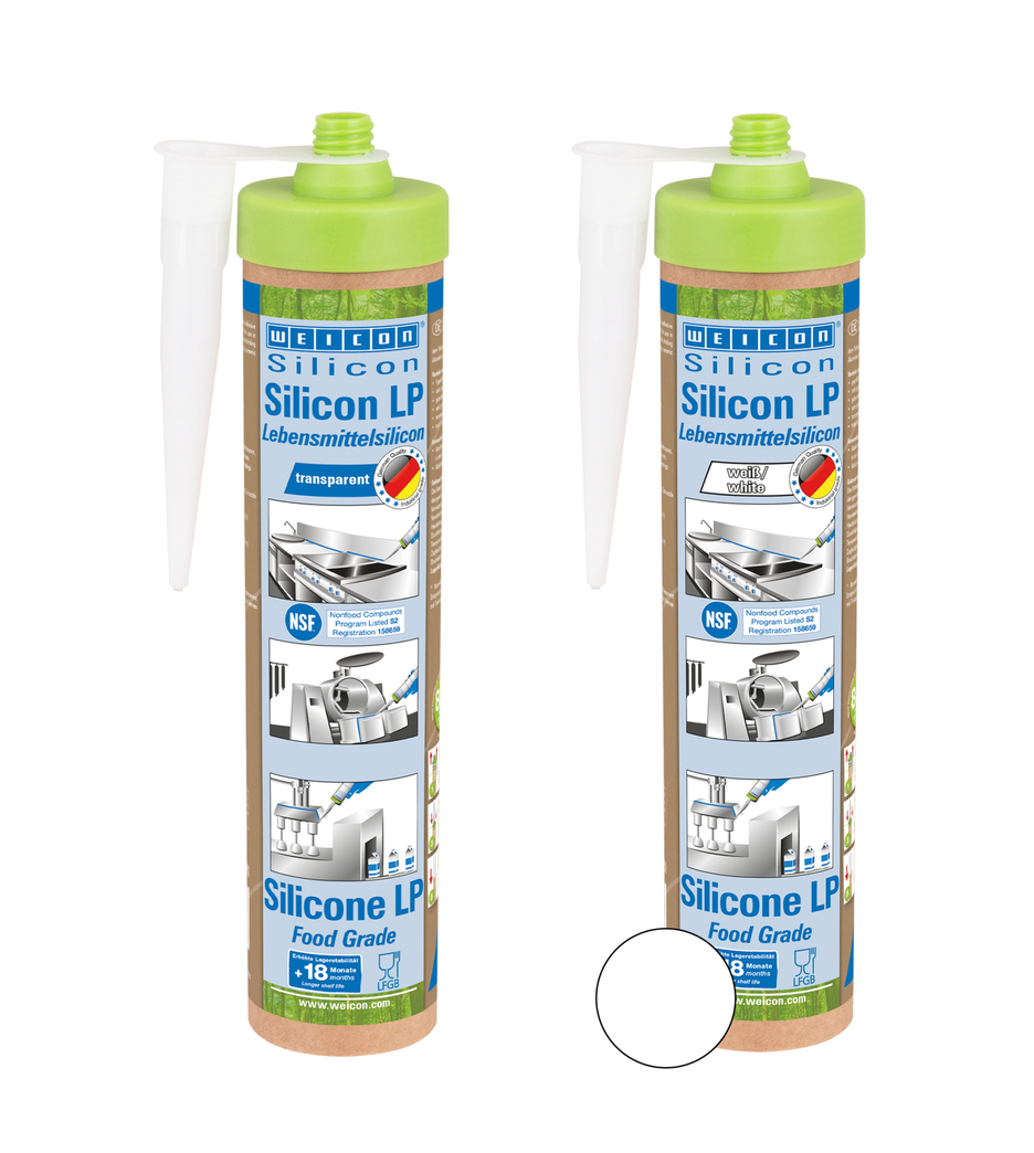 Silicone LP | vedante permanentemente elástico para o sector alimentar e da água potável