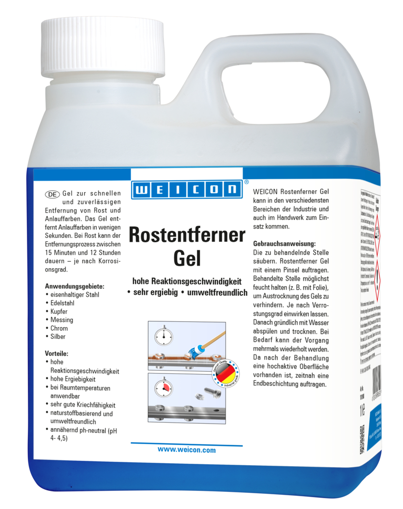 Gel Removedor de Ferrugem | remoção rápida e fiável de ferrugem e manchas