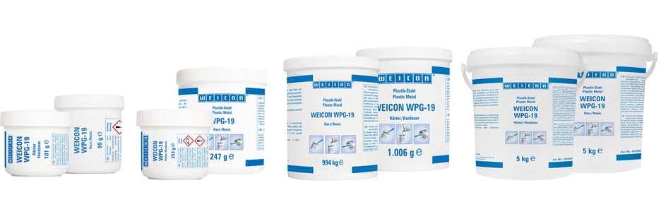 WEICON WPG-19 | Sistema de proteção contra o desgaste - protege contra a erosão e a abrasão causadas pelo impacto de partículas grossas