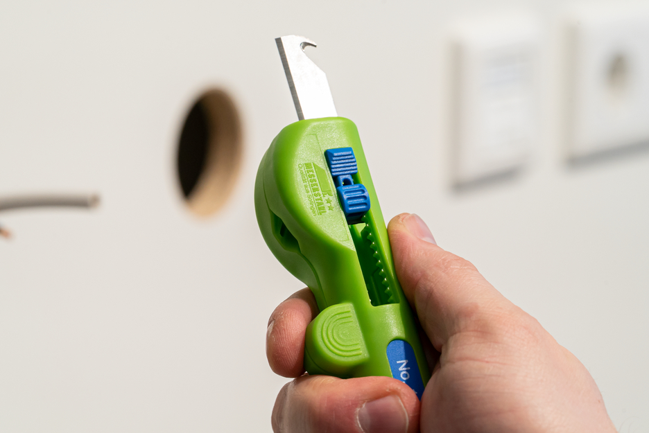 Quadro-Stripper No.16 Green Line | ferramenta de descarne sustentável I descarnador multifuncional, intervalo de trabalho descarne 0,5 - 6,0 mm² I diâmetro 8 - 13 mm Ø