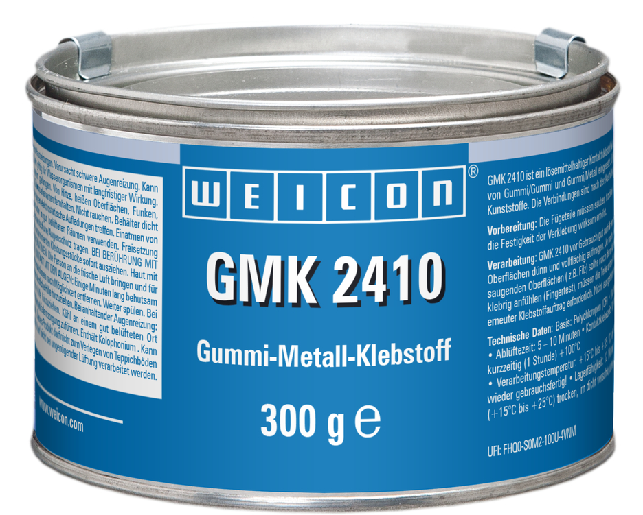 Adesivo de Contato GMK 2410 | adesivo de borracha-metal de 1 componente de alta resistência e de cura rápida Adesivo de Contato GMK 2410 | adesivo de borracha-metal de 1 componente de alta resistência e de cura rápida