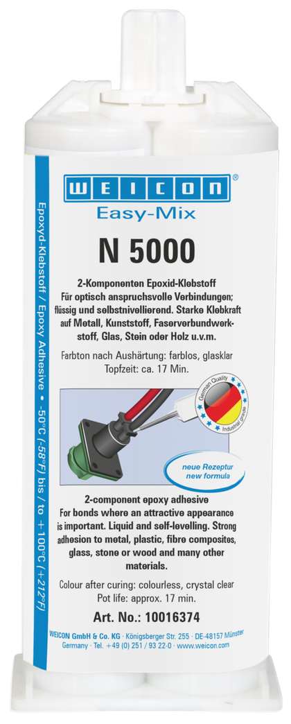Easy-Mix N 5000 | Adesivo epóxi para colagens em que é importante uma aparência atractiva