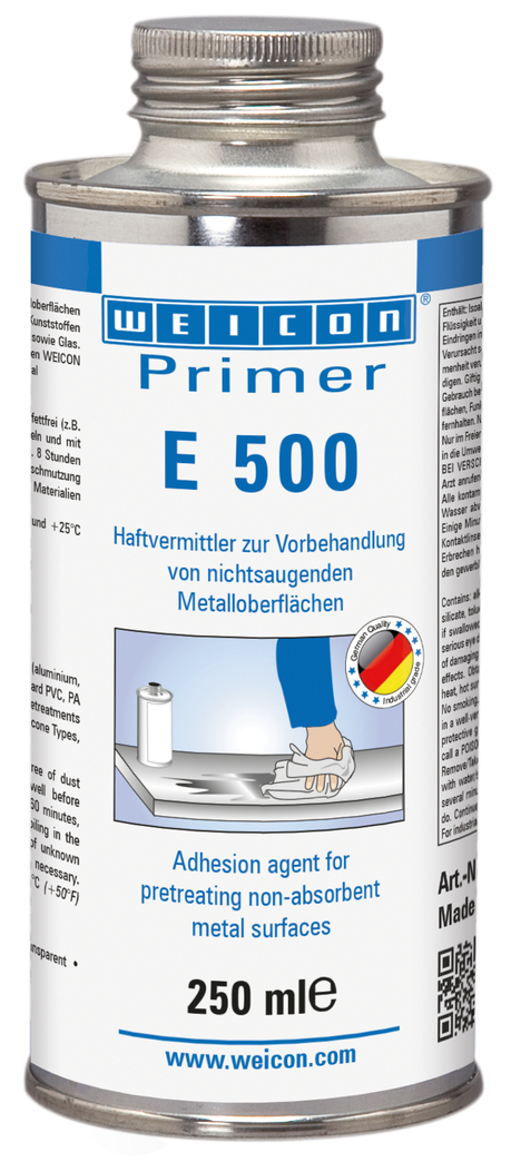 Primário E 500 | agente de ligação para superfícies metálicas não absorventes, especialmente para silicones