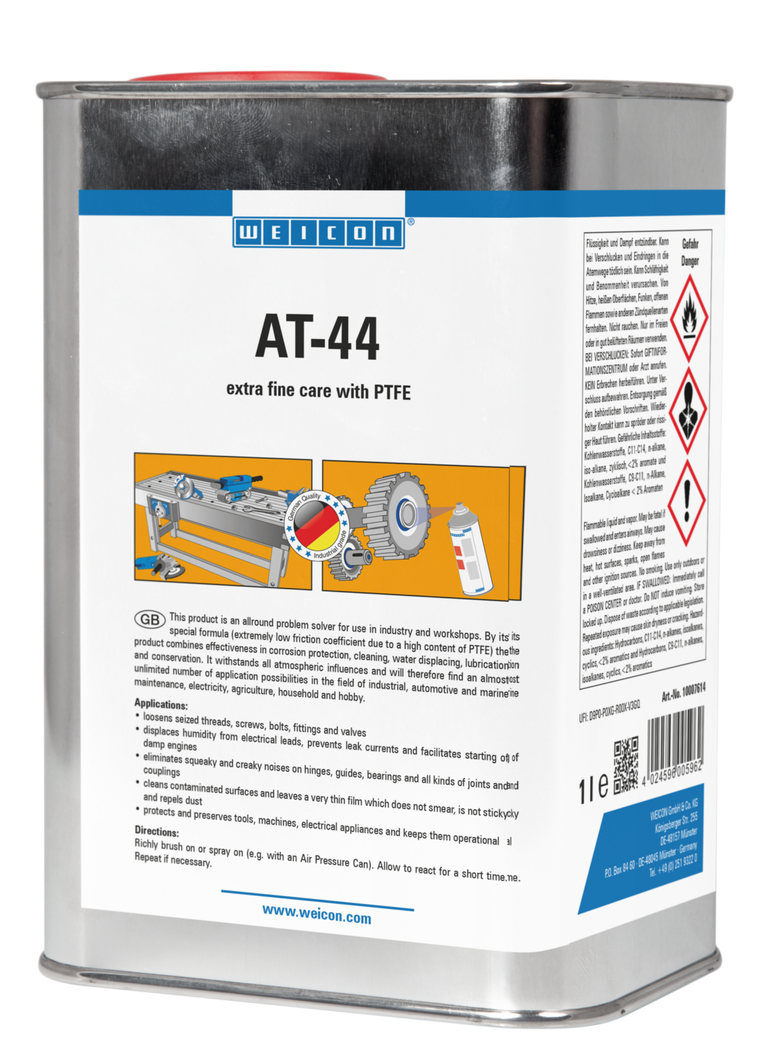 Líquido AT-44 Allround | produto multifuncional sem silicone com PTFE