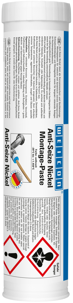 Pasta de Montagem Anti-Seize Níquel | pasta lubrificante e desmoldante, resistente a altas temperaturas