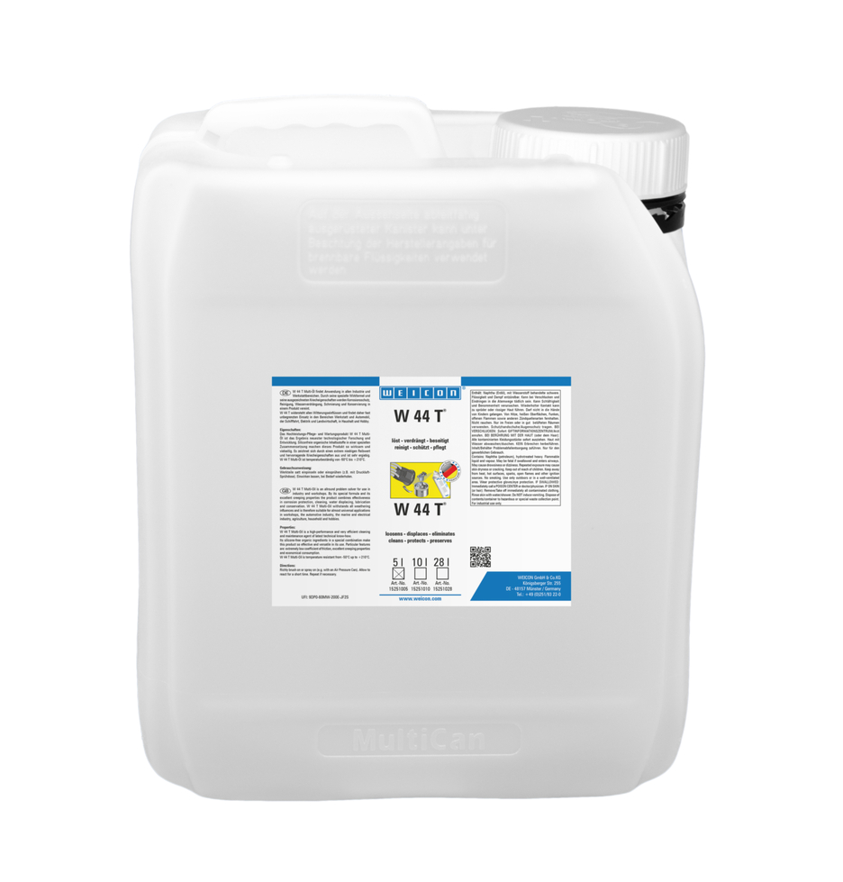 Líquido W 44 T® Multi | óleo lubrificante e multifuncional com 5 funções