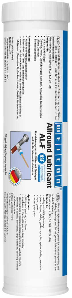 Lubrificante de Alto-Desempenho AL-F | Lubrificante de Alto-Desempenho multiusos de qualidade alimentar