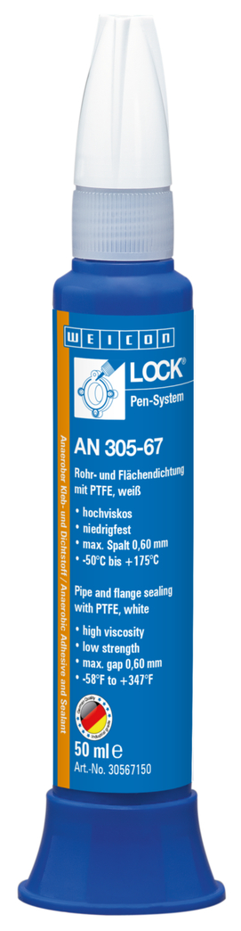 WEICONLOCK® AN 305-67 Vedante de Tubos e Flanges | com PTFE, viscosidade baixa