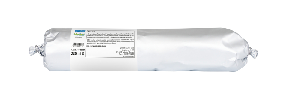 Polímero-MS Solar-Flex® | adesivo e vedante resistente às intempéries para o sector solar, à base de Polímero-MS