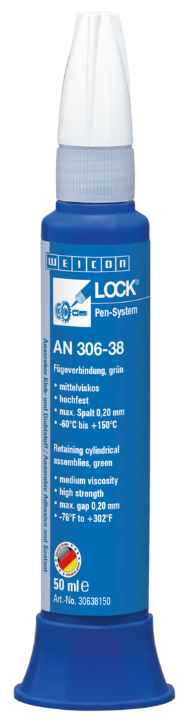 WEICONLOCK® AN 306-38 Retentor de Montagens Cilíndricas | resistência elevada, com aprovação para água potável
